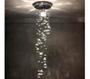 Imagem de Lustre De Cristal Legítimo Maravilhoso Espiral Com Led