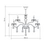 Imagem de Lustre de Cristal Nice 12 Lâmpadas E-14 Candelabro Startec