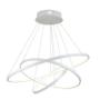 Imagem de Lustre De LED Modelo 3 Arcos Pendente Moderno Luminária Bivolt Branco Neutro 3200K 89W Brinovar