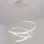 Imagem de Lustre De LED Modelo 3 Arcos Pendente Moderno Luminária Bivolt Branco Neutro 3200K 89W Brinovar