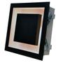 Imagem de Lustre De Luz Indireta Embutir 40x40 Preto Com Branco