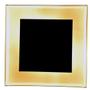 Imagem de Lustre De Luz Indireta Sobrepor 25x25 Preto Com Branco