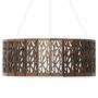 Imagem de Lustre Decorativo Madeira Pendente Copacabana Red 60Cm