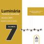 Imagem de Lustre Jabuticaba Pendente 7 Globos Vidro Com Lampadas Branco Quente - Bivolt