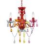 Imagem de Lustre LaLula Mini Crystal Colorido para 14-18m² com corrente