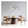 Imagem de Lustre Led Pendente Moderno Curvas 45w 50cm Luz 3000k