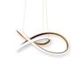 Imagem de Lustre Led Pendente Moderno Curvas 45w 50cm Luz 3000k