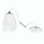 Imagem de Lustre Luminária Pendente Branco/Cobre Exclusivo para Ambientes Internos Bell Cavo em Alumínio