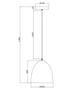 Imagem de Lustre Luminária Pendente Cônico Cobre Escovado E27- Elgin