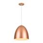 Imagem de Lustre Luminária Pendente Cônico Cobre Escovado E27- Elgin