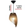 Imagem de Lustre Luminária Pendente de Madeira MDF Mod. Orbit
