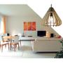 Imagem de Lustre Luminária Pendente de Madeira MDF Mod. Slim