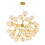 Imagem de Lustre Luminaria Pendente Dourado 70cm 36 Lampadas G9