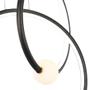 Imagem de Lustre Luminaria Pendente Moderno Led 45w Circulo Bola 43x33