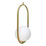 Imagem de Lustre luminaria pendente oval globo dourado