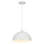 Imagem de Lustre Luminária Pendente Pantoja 3D 30cm E27 Branco- Elgin