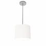 Imagem de Lustre Luminária Pendente Vivare Free Lux PE-4107CZ Cúpula em Tecido 25x20cm
