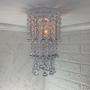 Imagem de Lustre para Banheiro Luminárias de Teto Decorar Casa Iluminar Ambiente Design Moderno 17x30cm 