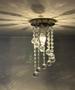 Imagem de Lustre para sala quarto de cristal legítimo k9 espiral redondo 30 cm Alt Soquete E27