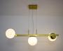 Imagem de Lustre Pendente 3 Bolas 70cm Dourado 287