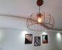 Imagem de Lustre Pendente Aramado Onion Ø42X25Cm Cobre Retrô Md8026