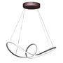 Imagem de Lustre Pendente Arco Infinito 3 em 1 Aneis LED 49W Luminaria Luxo Teto Sala de Jantar Casa Quarto Recepçao Residencial Comercial Luz Ambiente Decoraça