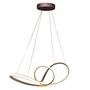 Imagem de Lustre Pendente Arco Infinito 3 em 1 Aneis LED 49W Luminaria Luxo Teto Sala de Jantar Casa Quarto Recepçao Residencial Comercial Luz Ambiente Decoraça