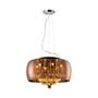 Imagem de Lustre Pendente Avant Wessex 50cm 5xG9 Cobre Rose Espelhado