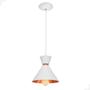 Imagem de Lustre Pendente Berlin Branco com Cobre