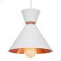 Imagem de Lustre Pendente Berlin Branco com Cobre