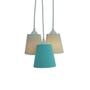 Imagem de Lustre Pendente Cacho Bege e Piquet Tiffany