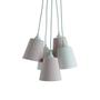 Imagem de Lustre Pendente Cacho Menina Rose e Off White