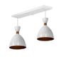 Imagem de Lustre Pendente Califórnia Duplo Base Retangular Branco
