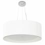 Imagem de Lustre Pendente Cilíndrico Md-4142 Cúpula em Tecido 80x30cm Branco - Bivolt