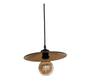 Imagem de Lustre Pendente Classico Retrô Dourado Com Soquete E27 30cm