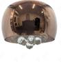 Imagem de Lustre Pendente Cobre com Cristais 28cm 3E14