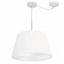 Imagem de Lustre Pendente Cone Com Desvio Md-4279 Cúpula  21/30x40cm Branco - Bivolt