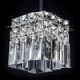 Imagem de Lustre Pendente Cristal Quadrado Paris Bivolt Llum