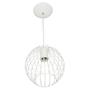 Imagem de Lustre Pendente Esfera Bola Branco 18x19 cm Sala Quarto