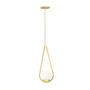 Imagem de Lustre pendente gota globo 15 jabuticaba dourado fosco bf fl