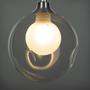 Imagem de Lustre Pendente Harmony Bolinha Dourado + Lampada G9 6000k