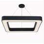 Imagem de Lustre Pendente LED 32W Aludra 40cm Preto 3000K Bivolt