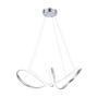 Imagem de Lustre Pendente Led 35W Curva Niquel - Sorte Luz