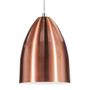 Imagem de Lustre Pendente Luminária Cone de Alumínio New Cobre