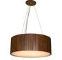 Imagem de Lustre Pendente Madeira Imbuia 40cm - My Lamp Store