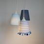 Imagem de Lustre Pendente Menino Cacho Pompom Tons de Azul