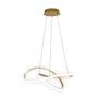 Imagem de Lustre Pendente Moderno Led De Teto Para Sala Quarto Curve Infinito 40W 3 Em 1 Bivolt