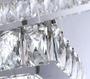 Imagem de Lustre Pendente Moderno Luxo Cristal K9 Quadrado 38cmx38cm - TEEM