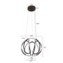 Imagem de Lustre Pendente Nordecor Gaia D1396 Café Led Bivolt