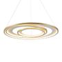 Imagem de Lustre Pendente Nordecor Zahal 2507 Dourado Fosco Led Bivolt